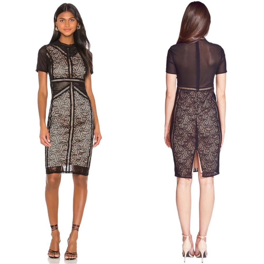 Bardot | Elsie Black Lace Dress 6